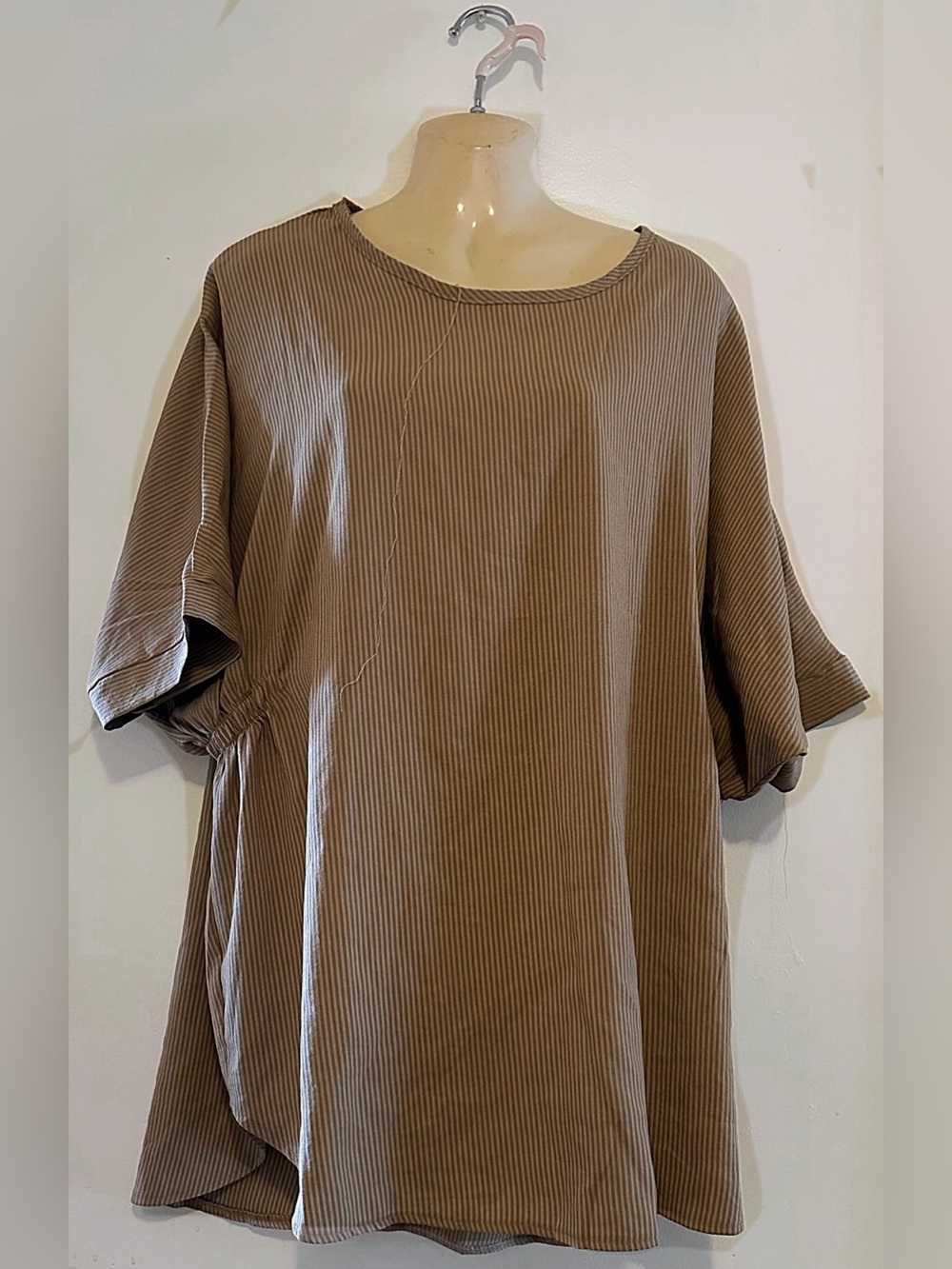 Men's Casual Short-Sleeve Shirt in Brown